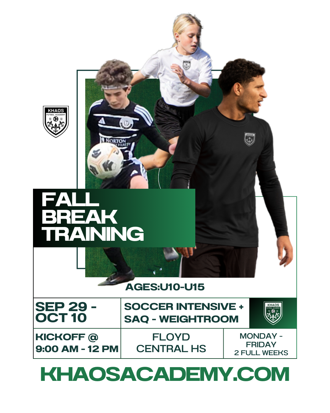 Khaos Academy Fall Break Training Camp 2025 — Choose Your Path